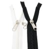 Spirálový zip velikosti 10, černý (rozměr 15 m)