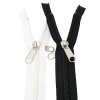 Spirálový zip velikosti 10, šedý (rozměr 15 m)