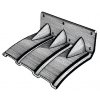 Trimovací klapky ze zesíleného polyeyhylenu (Provedení 380 x 260mm. Pro lodě 6 - 8m)