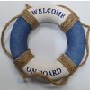 Kruh Welcome on board modrý