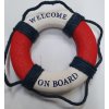 Kruh Welcome on board červený