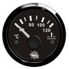 Teplota chlazení motoru 40/120° (Barva Bílý ciferník, stříbrný rámeček)