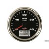 POČÍTADLO OTÁČEK/MOTO HODIN ECMS BLACK CHROME (Provedení 6000 ot/min)