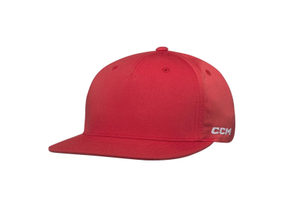 Čepice CCM Team Flatbrim Snapback Cap (Barva Černá)