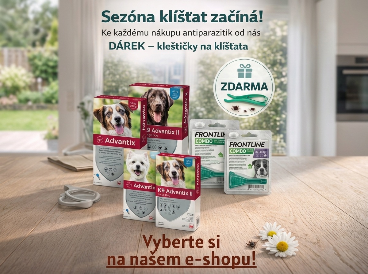 Pipety proti klíšťatům a blechám