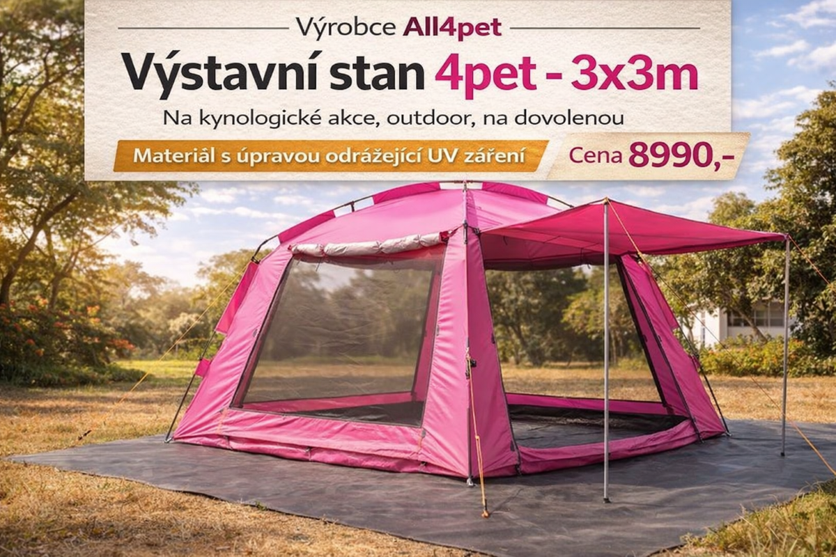 Výstavní stan - stan na výstavy All4pet