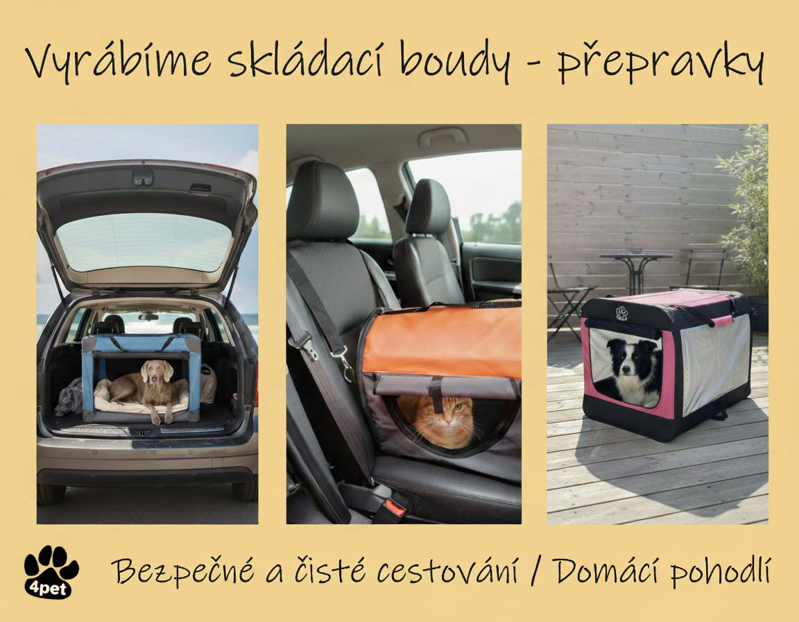 Skládací boudy - přepravky - boxy