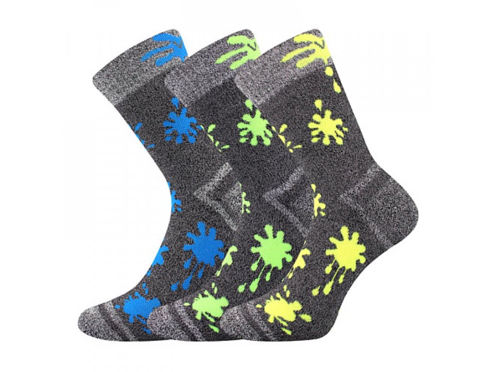 Froté chlapecké ponožky KAŇKA - sada 3 páry