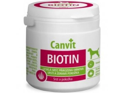 Canvit Biotin - pre lesklú srsť - 100g