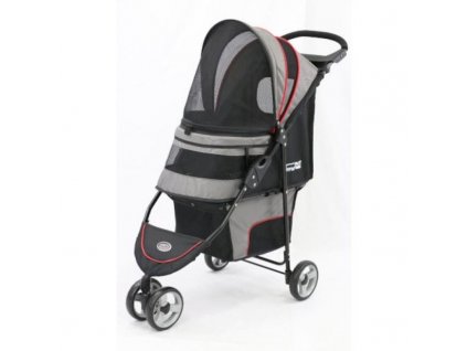 Kočárek Innopet Buggy Avenue - Shiny Grey/Red