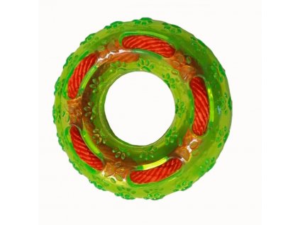 Masážní kruh z odolné gumy - zelený
