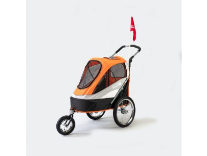Innopet Sporty Dog - vozík za bicykel - oranžový