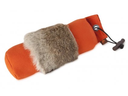 firedog standard dummy 500g orange with rabbit fur 33817
