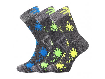 Froté trendové dievčenské / chlapčenské ponožky so vzorom škvrny - Hawkik