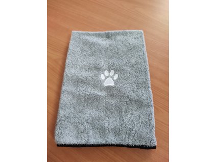 Rychleschnoucí ručník šedý