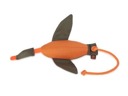 firedog duck dummy marking small 400g orange khaki 34621