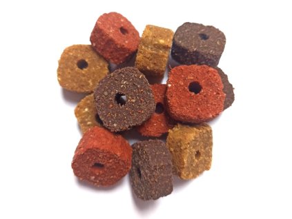 Poloměkké kroužky MIX jehněčí,hovězí,kuřecí - 0,5kg