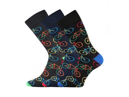 Pánske cyklistické ponožky - sada 3 kusov