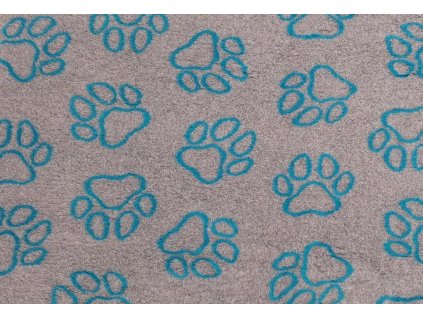 DRYBED Standard - sivý s modrou labkou