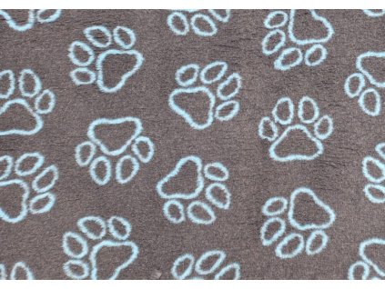 DRYBED Standard - tmavošedý s tyrkysovou labkou