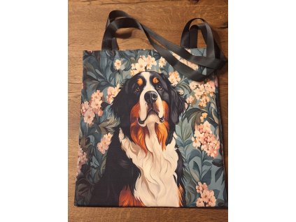 Textilná nákupná taška - Bernský salašnícky pes