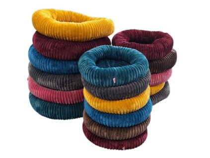 Kulatý pelíšek STRIPE - 7 barev, 4 velikosti