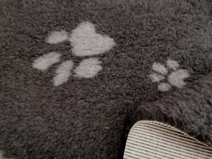 DRYBED Standard PLUS - tmavě šedá, světle šedé tlapky
