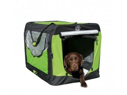 4pet Box Green se záclonkami s UV ochranou, zesílené dno