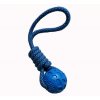 Preťahovanie lanom - zubná loptička modrá