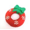 Vánoční věneček - pískací hračka