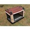 4pet box Brown / Beige XXL- v plnej výbave so zosilnenou zadnou stenou