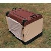 4pet box Brown / Beige XXL- v plnej výbave so zosilnenou zadnou stenou