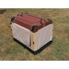 4pet box Brown / Beige XXL- v plnej výbave so zosilnenou zadnou stenou
