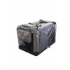 Skladací prepravka - búda pre psa - PRACTIK Plus s cestovnou miskou