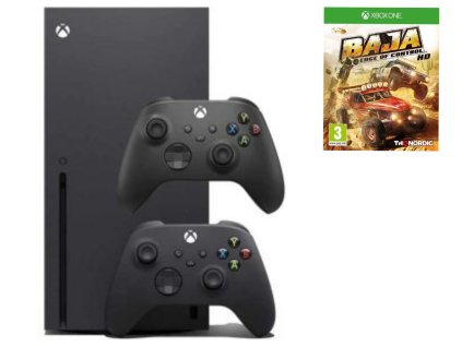 Microsoft Xbox Series X 1TB + Ovladač (zánovní) Obsahuje 2 ovladače + Hru