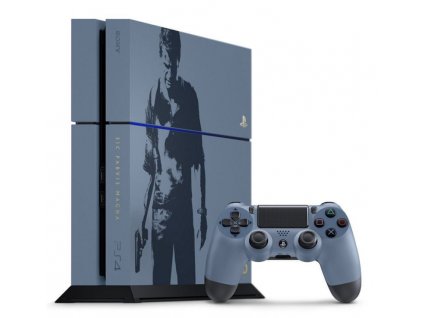 Sony Playstation 4 - 500 GB  Uncharted 4 Limited edition  Použité zboží