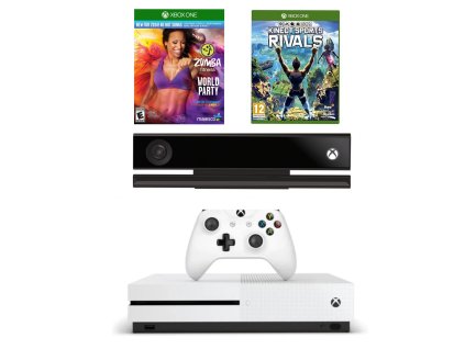 Xbox One S 500 GB,Kinect senzor + Hry  +hry zdarma(diskové verze)