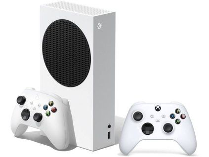 Xbox Series S - 500 GB + 2x Xbox Controller  Bez mechaniky v balení 2 ovladače