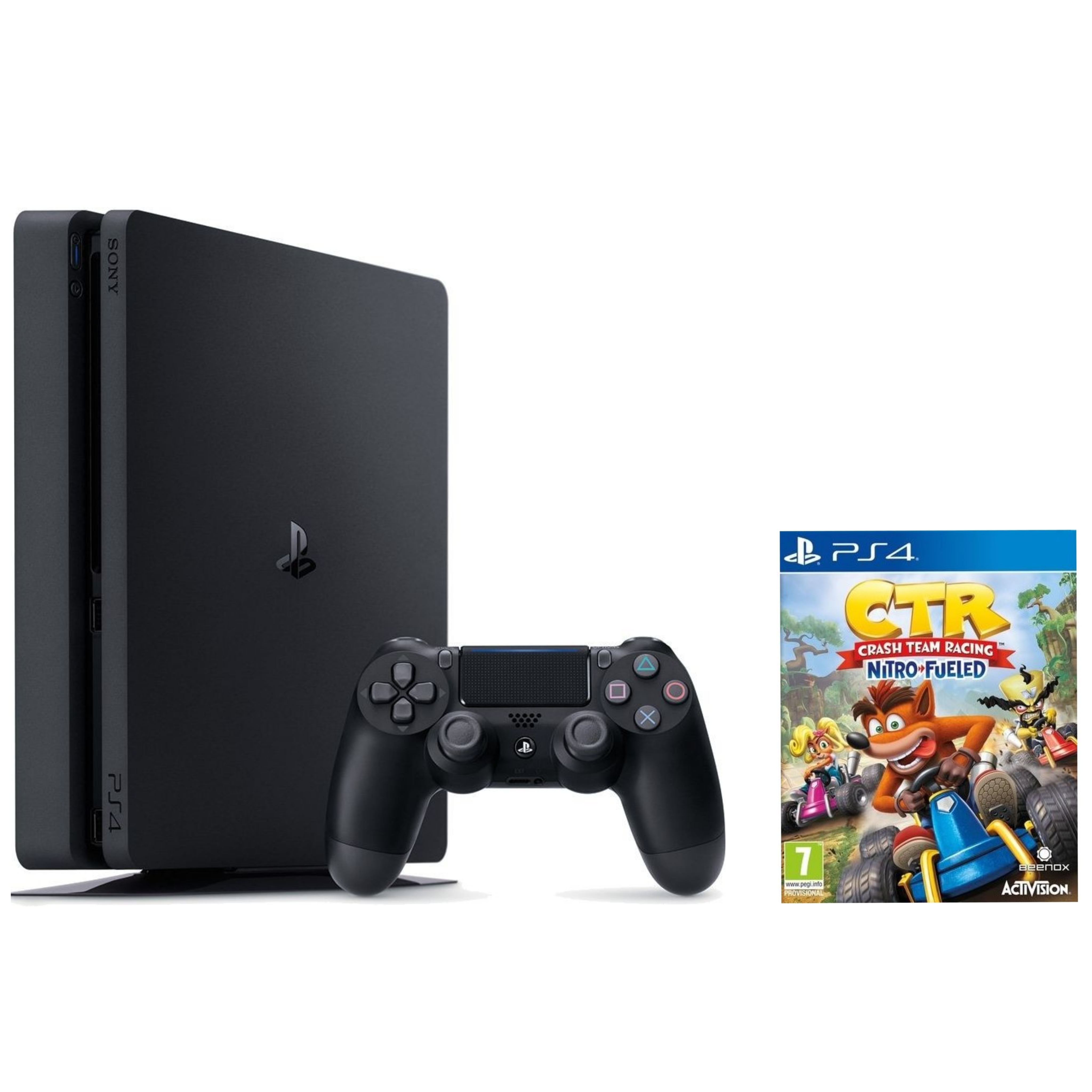 SONY PlayStation 4 - 500 GB Slim + Crash team racing Použité ...