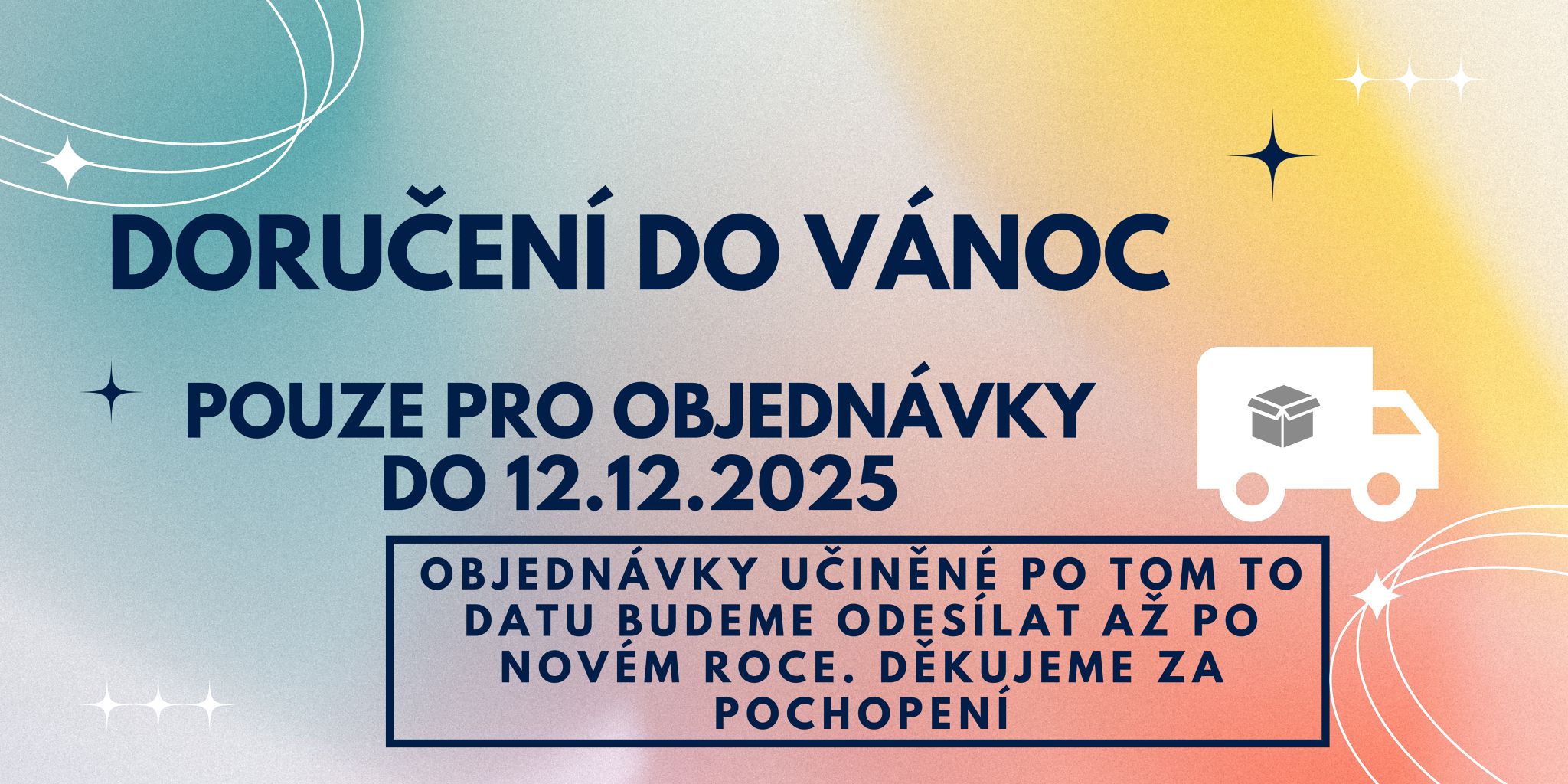 Doručení do Vánoc