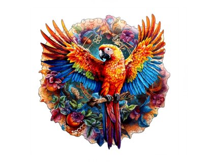 puzzle papousek