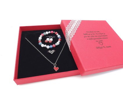 Dárková sada šperků s vlastním textem - Loving