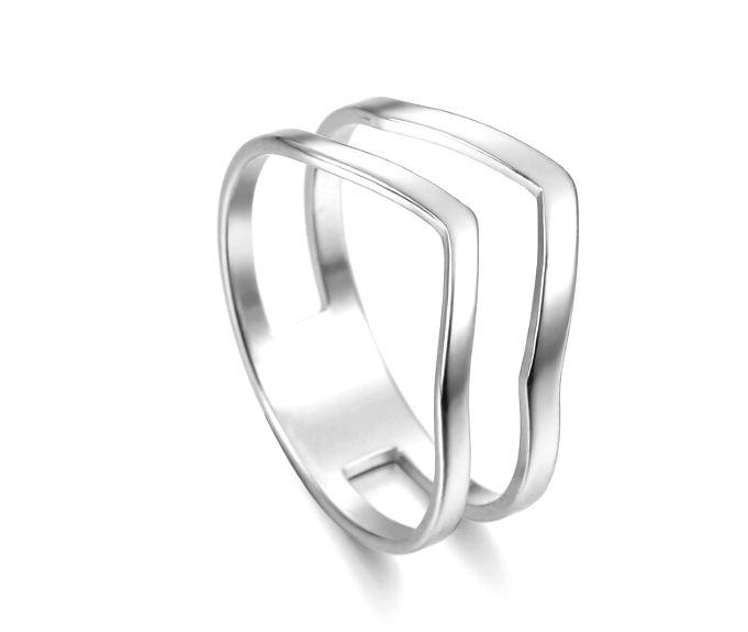Prsten z oceli Velikost: 8 (obvod 56,5 mm)