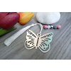 Záložka do knížky MOTÝL z ocele