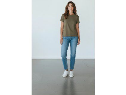 Triko khaki bavlněné velikost XL