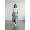 Sukně šedá oversized dlouhá velikost S