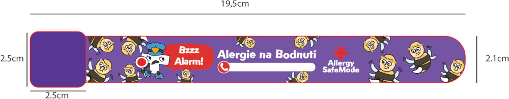 Náramek Alergie na bodnutí