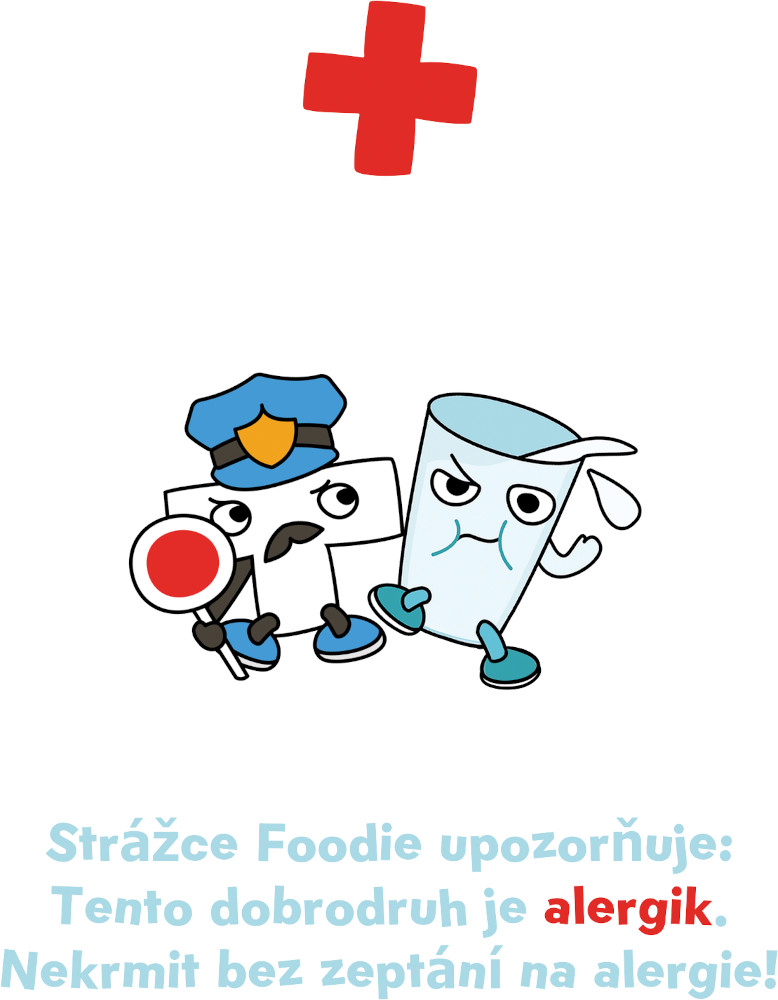 Náramek Alergie na mléko