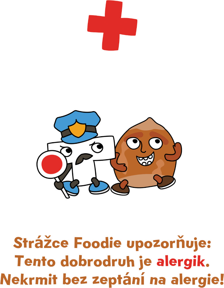 Náramek Alergie na ořechy