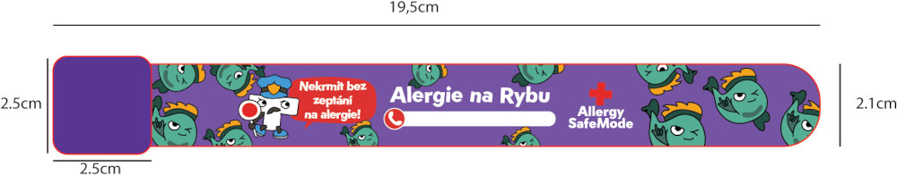 Náramek Alergie na ryby